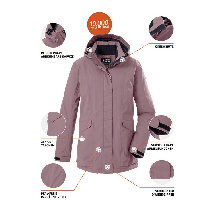 KILLTEC KILLTEC Funktionsjacke Softshelljacke Damen - Violett3918 - 1 | SportScheck