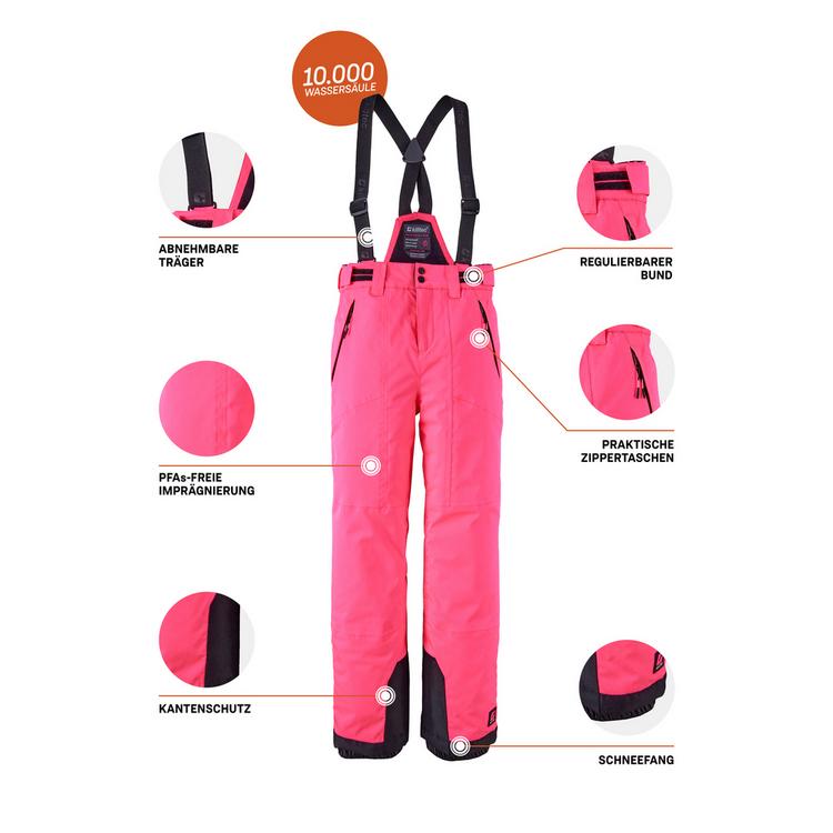 KILLTEC KILLTEC Girls Skihose 242 Skihose M&auml;dchen - Rose4022 - 1 | SportScheck