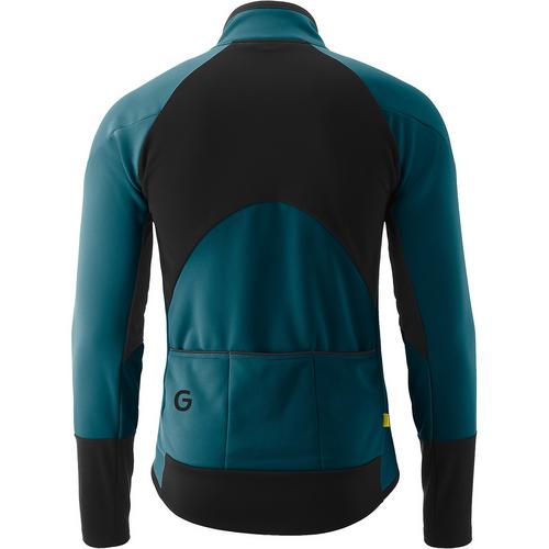 Rückansicht von Gonso Road Jacket Softshell 2 Fahrradjacke Herren Türkis