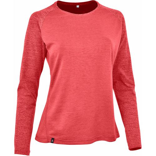 Rückansicht von Maul Sport Eibelkopf Langarmshirt Damen Lachs492