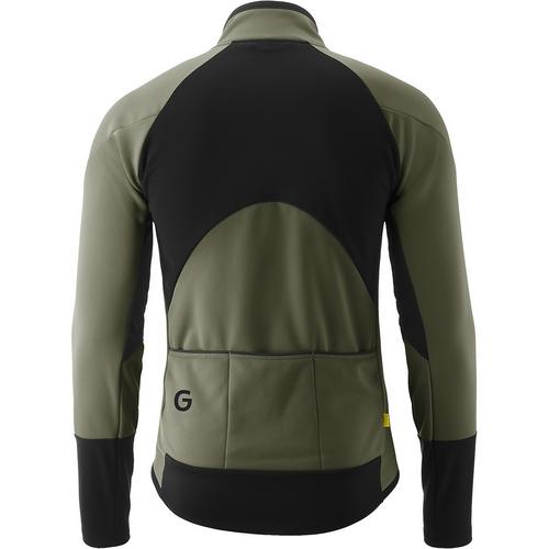 Rückansicht von Gonso Road Jacket Softshell 2 Fahrradjacke Herren Grün
