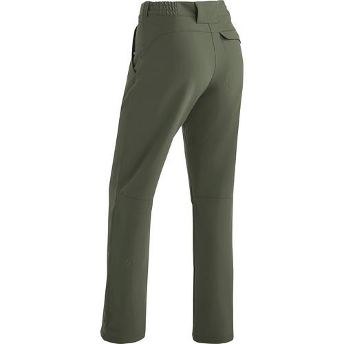 Rückansicht von Maier Sports Helga Trekkinghose Damen Grün2050