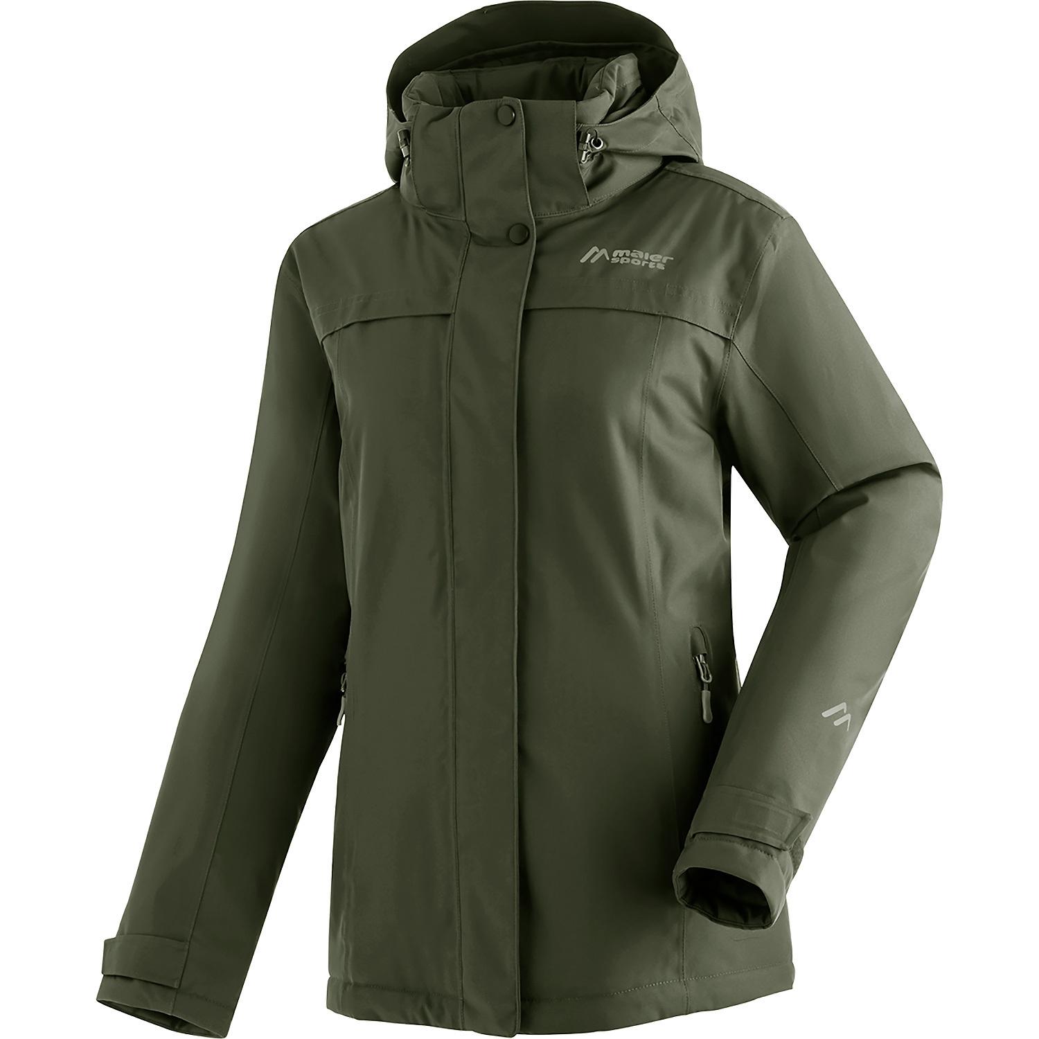 Maier Sports Lisbon Softshelljacke Damen - Gr&uuml;n2044