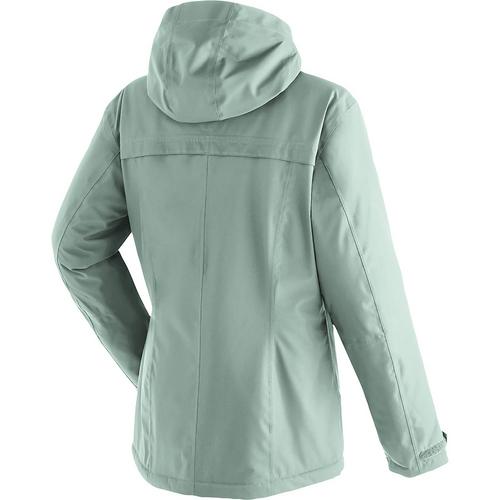 Rückansicht von Maier Sports Lisbon Softshelljacke Damen Grün2049