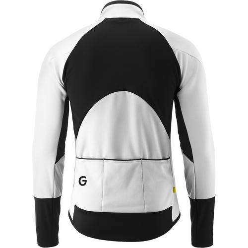 Rückansicht von Gonso Road Jacket Softshell 2 Fahrradjacke Herren Weiß