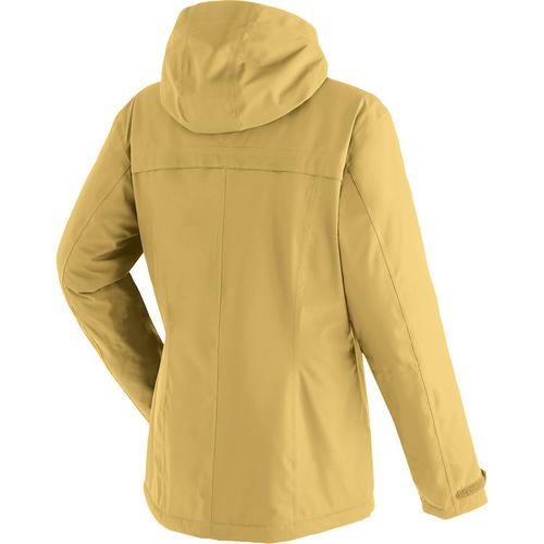 Rückansicht von Maier Sports Lisbon Softshelljacke Damen Gelb7010