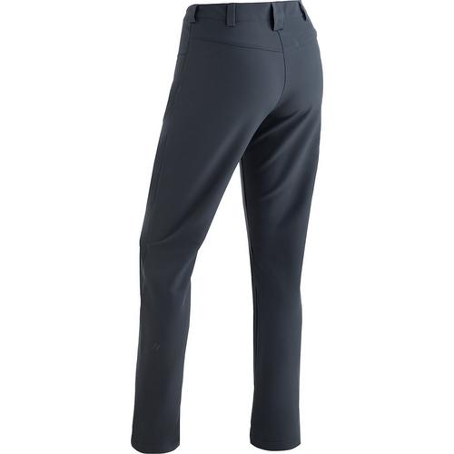 Rückansicht von Maier Sports Charlotte Trekkinghose Damen Dunkelgrau