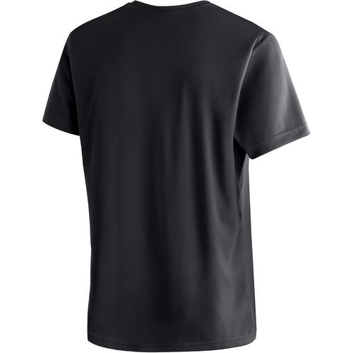 Rückansicht von Maier Sports Dieter Print T-Shirt Herren Schwarz01100