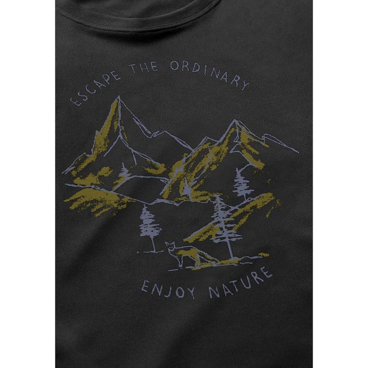 Maier Sports Maier Sports Dieter Print T-Shirt Herren - Schwarz01100 - 1 | SportScheck