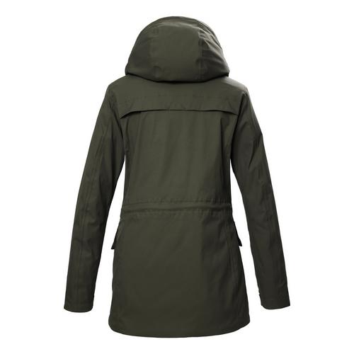 Rückansicht von G.I.G.A. DX by killtec GS 54 Softshelljacke Damen Oliv101