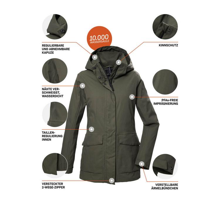 G.I.G.A. DX by killtec G.I.G.A. DX by killtec GS 54 Softshelljacke Damen - Oliv101 - 1 | SportScheck