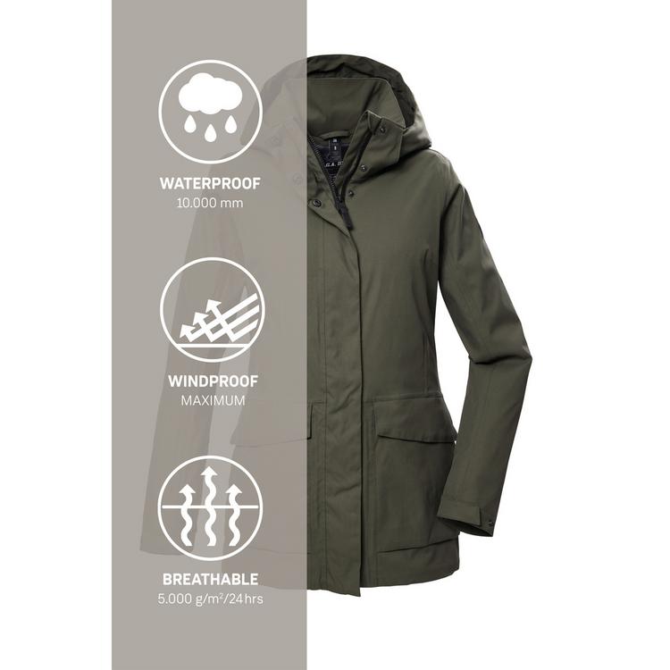 G.I.G.A. DX by killtec G.I.G.A. DX by killtec GS 54 Softshelljacke Damen - Oliv101 - 2 | SportScheck