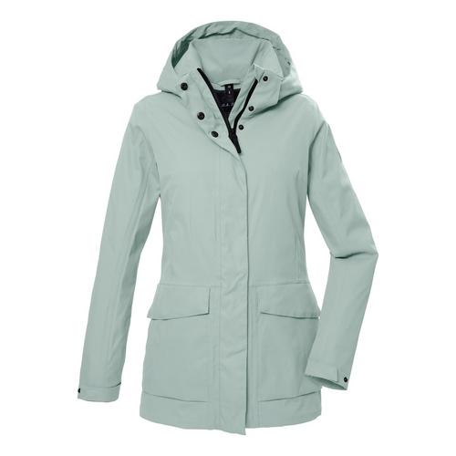 Rückansicht von G.I.G.A. DX by killtec GS 54 Softshelljacke Damen Blau3031