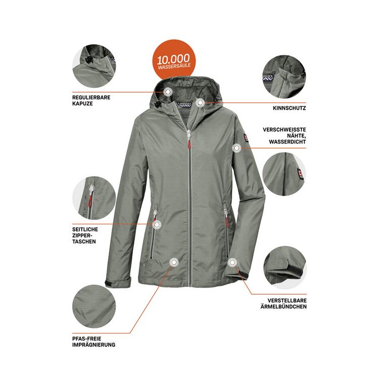 KILLTEC KILLTEC KOS 108 Softshelljacke Damen - Oliv1012 - 4 | SportScheck