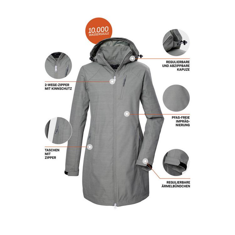 KILLTEC KILLTEC KOS 57 Softshelljacke Damen - Oliv1012 - 4 | SportScheck