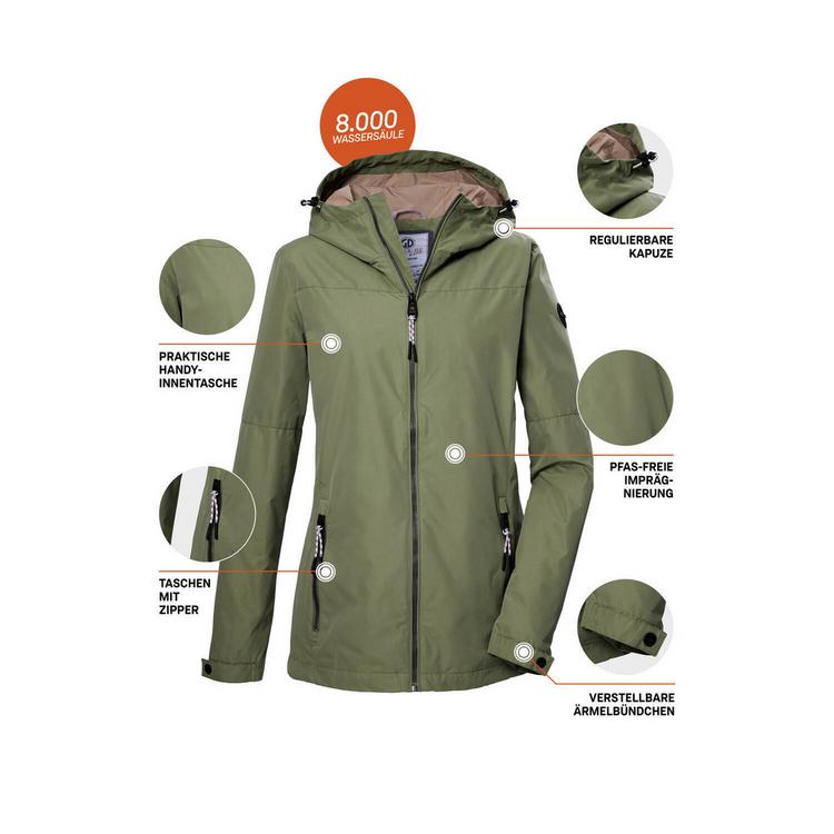 G.I.G.A. DX by killtec G.I.G.A. DX by killtec GS 71 Softshelljacke Damen - Gr&uuml;n2031 - 3 | SportScheck