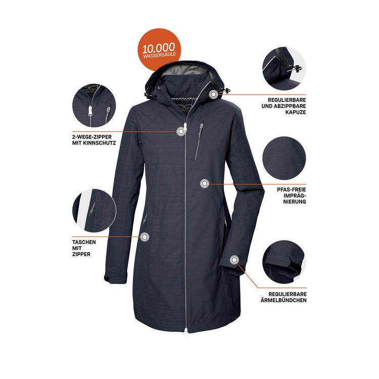 KILLTEC KILLTEC KOS 57 Softshelljacke Damen - Blau3023 - 3 | SportScheck