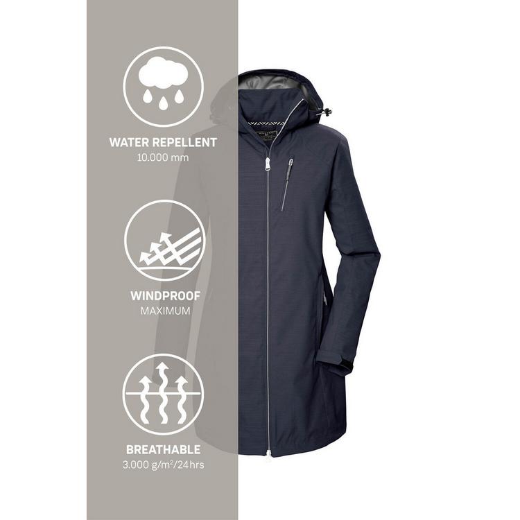 KILLTEC KILLTEC KOS 57 Softshelljacke Damen - Blau3023 - 4 | SportScheck