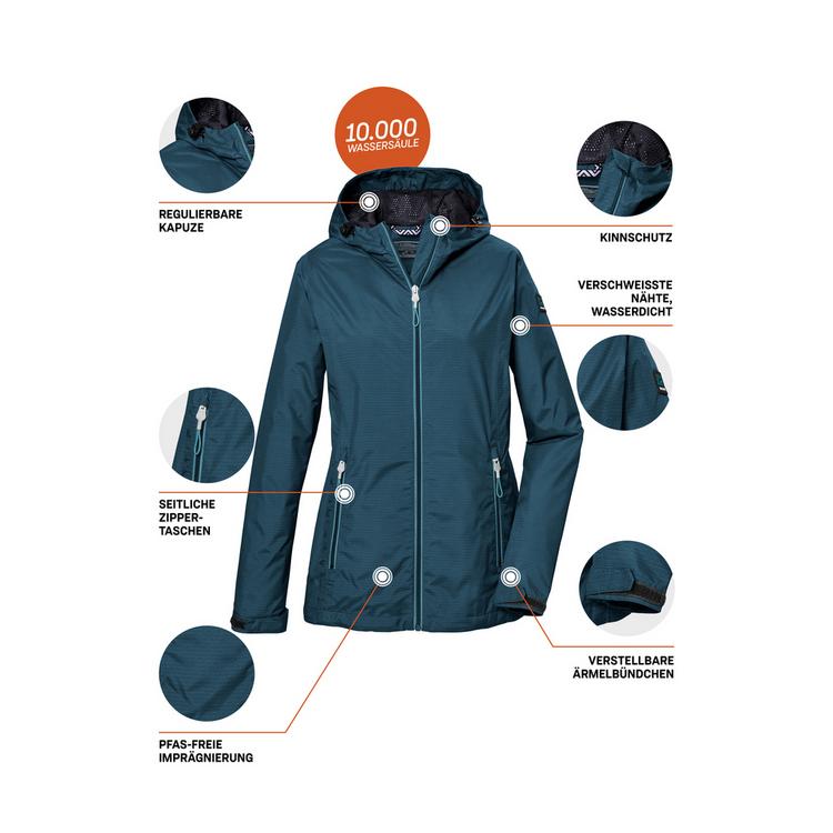 KILLTEC KILLTEC KOS 108 Softshelljacke Damen - Blau - 3 | SportScheck
