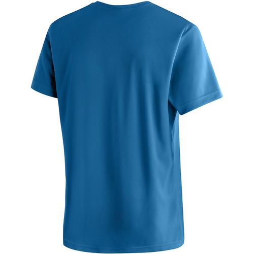 Rückansicht von Maier Sports Dieter Print T-Shirt Herren Blau3047