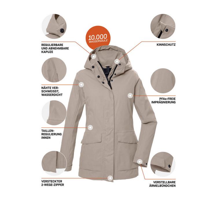 G.I.G.A. DX by killtec G.I.G.A. DX by killtec GS 54 Softshelljacke Damen - Sand8110 - 1 | SportScheck