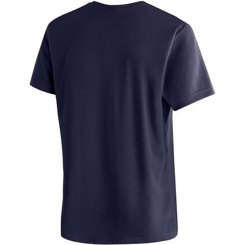 Rückansicht von Maier Sports Dieter Print T-Shirt Herren Marine3272