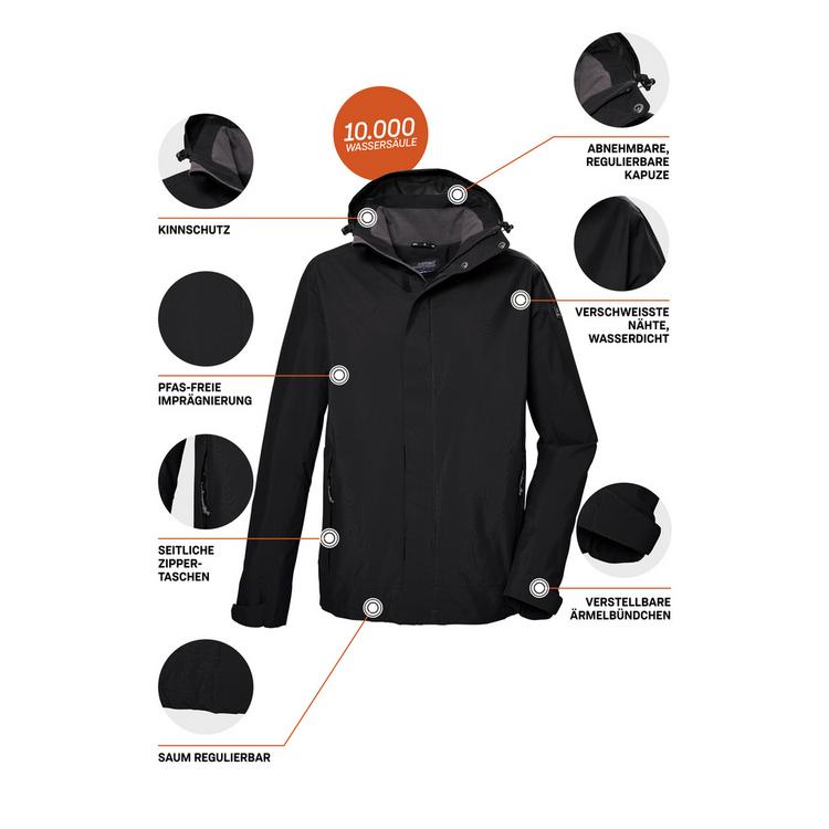 KILLTEC KILLTEC KOS 87 Funktionsjacke Herren - Schwarz01110 - 3 | SportScheck
