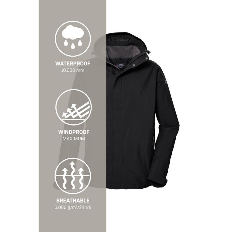 KILLTEC KILLTEC KOS 87 Funktionsjacke Herren - Schwarz01110 - 4 | SportScheck