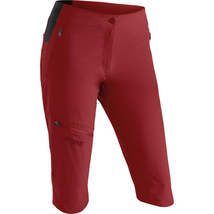 Maier Sports Maier Sports Inara slim Capri Vario Funktionsshorts Damen - Rot - 0 | SportScheck