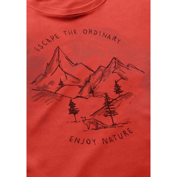 Maier Sports Maier Sports Dieter Print T-Shirt Herren - Rot454 - 1 | SportScheck