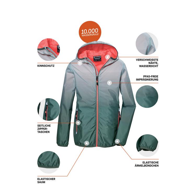 KILLTEC KILLTEC KOS 151 Softshelljacke M&auml;dchen - Gr&uuml;n2042 - 4 | SportScheck