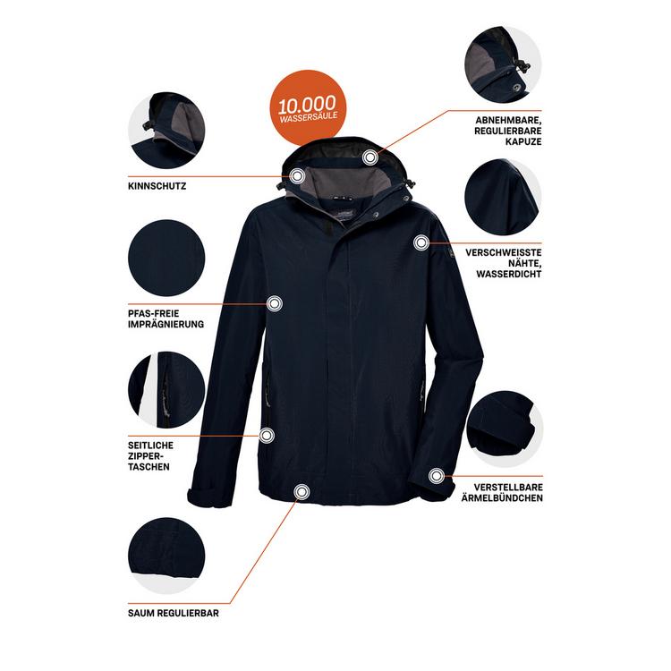 KILLTEC KILLTEC KOS 87 Funktionsjacke Herren - Blau3098 - 3 | SportScheck