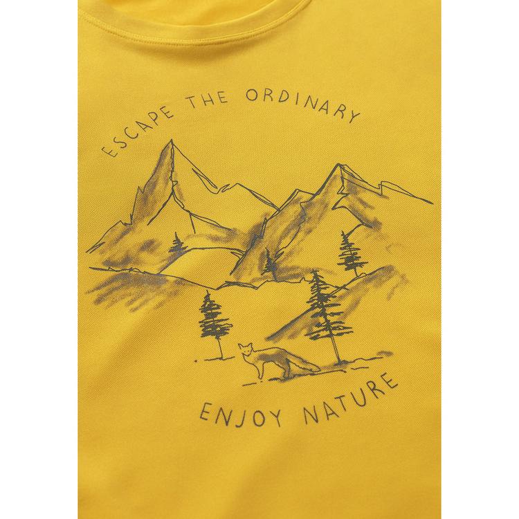 Maier Sports Maier Sports Dieter Print T-Shirt Herren - Gelb7068 - 1 | SportScheck