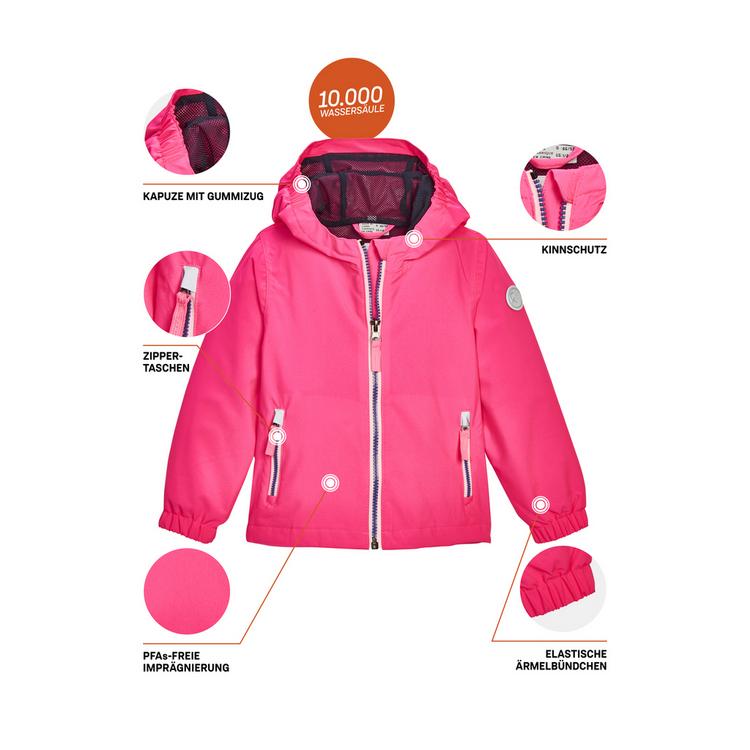 first instinct by killtec first instinct by killtec FIOS 10 Softshelljacke Kinder - Pink4710 - 3 | SportScheck
