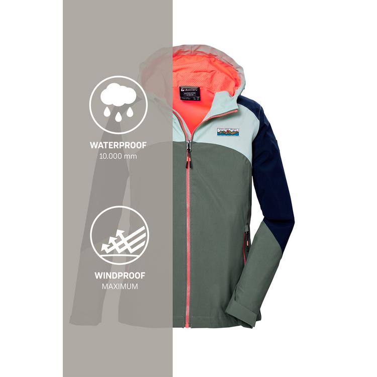 KILLTEC KILLTEC KOS 150 Softshelljacke M&auml;dchen - Oliv101 - 4 | SportScheck