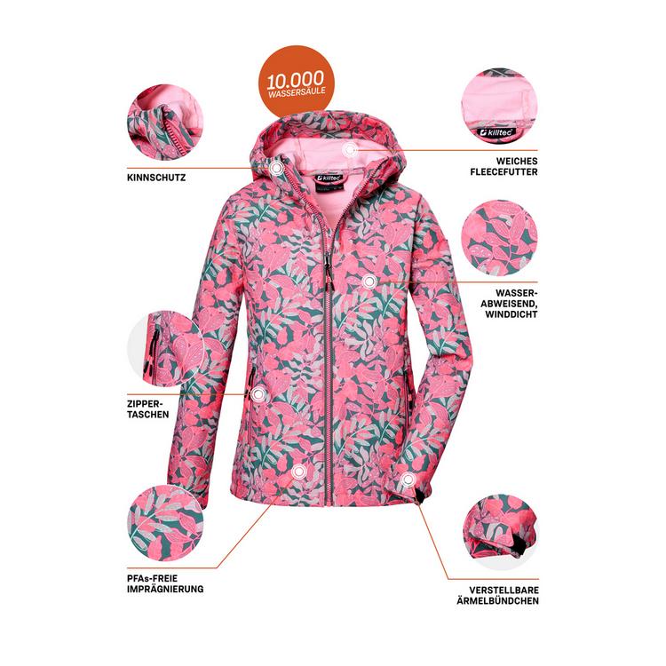 KILLTEC KILLTEC KOS 135 Softshelljacke M&auml;dchen - Oliv101 - 5 | SportScheck