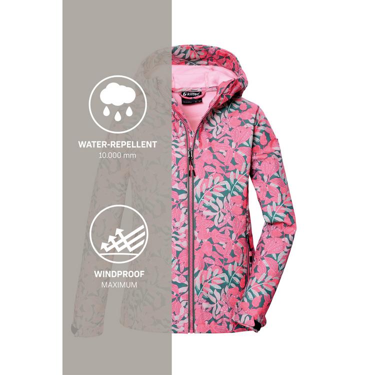 KILLTEC KILLTEC KOS 135 Softshelljacke M&auml;dchen - Oliv101 - 6 | SportScheck