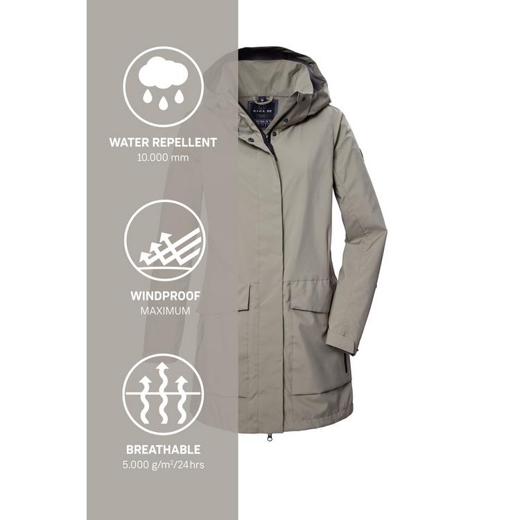 G.I.G.A. DX by killtec G.I.G.A. DX by killtec GS 95 Funktionsmantel Damen - Oliv1012 - 4 | SportScheck