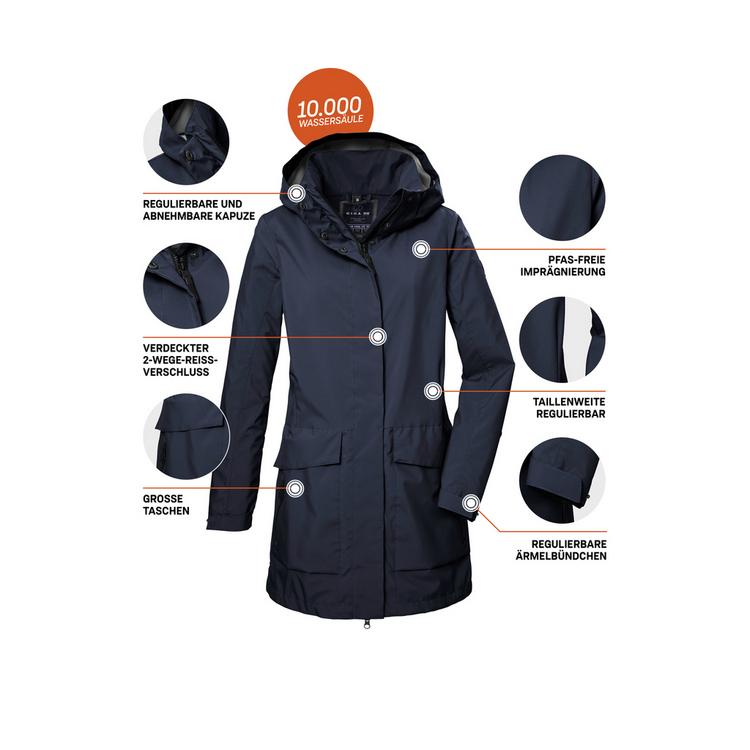 G.I.G.A. DX by killtec G.I.G.A. DX by killtec GS 95 Funktionsmantel Damen - Blau3044 - 3 | SportScheck