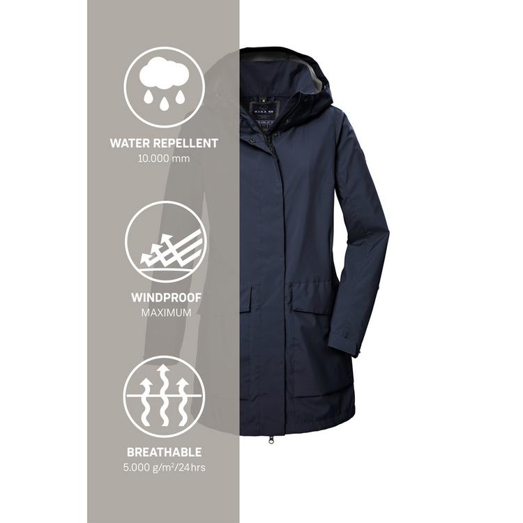 G.I.G.A. DX by killtec G.I.G.A. DX by killtec GS 95 Funktionsmantel Damen - Blau3044 - 4 | SportScheck