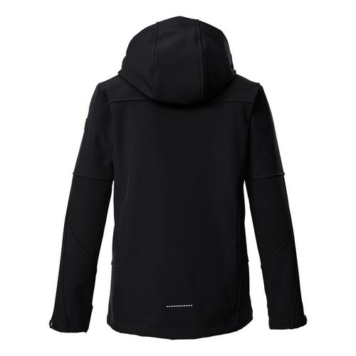 Rückansicht von KILLTEC Softshelljacke Kinder Schwarz0110