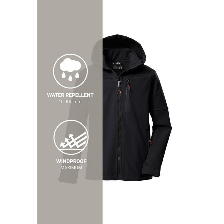 KILLTEC KILLTEC Softshelljacke Kinder - Schwarz0110 - 4 | SportScheck