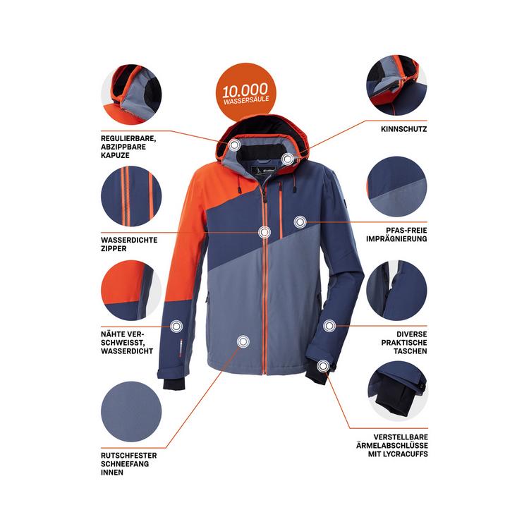 KILLTEC KILLTEC Skijacke Herren - Grau0647 - 5 | SportScheck