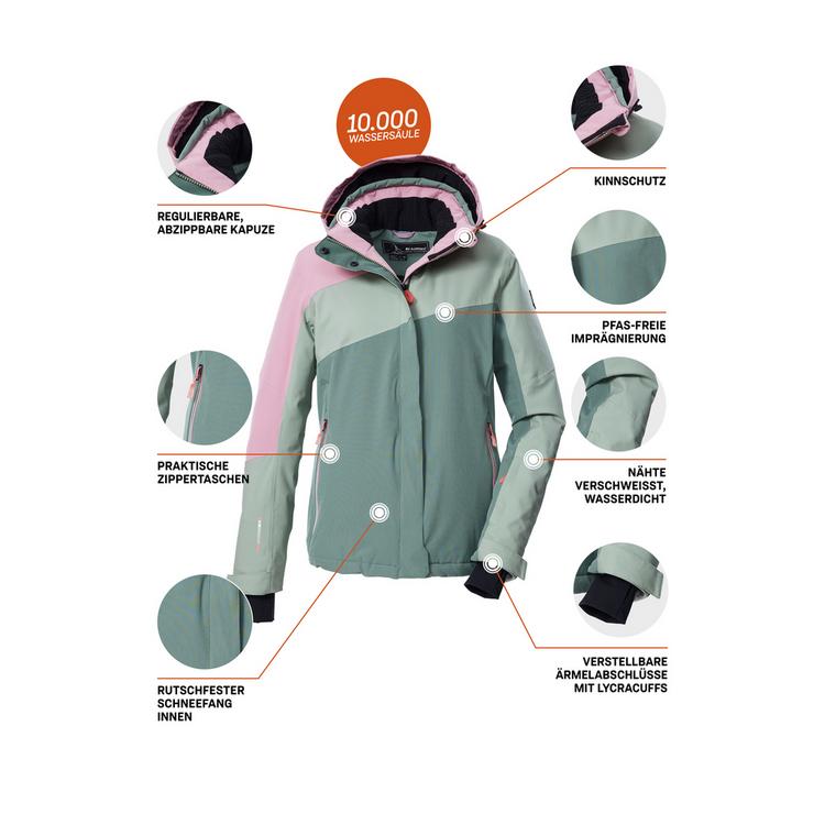 KILLTEC KILLTEC Skijacke Damen - Gr&uuml;n2046 - 4 | SportScheck