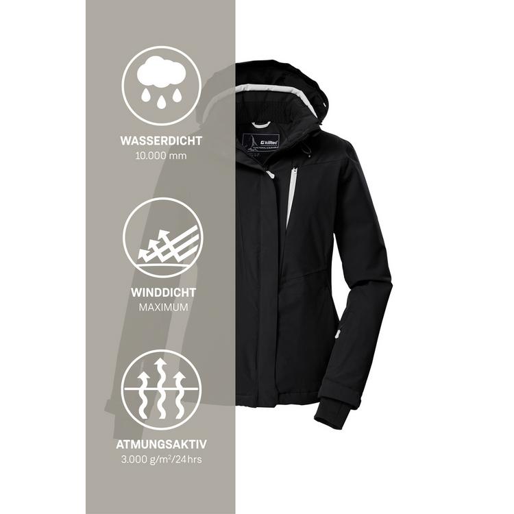 KILLTEC KILLTEC Skijacke Damen - Schwarz0110 - 4 | SportScheck