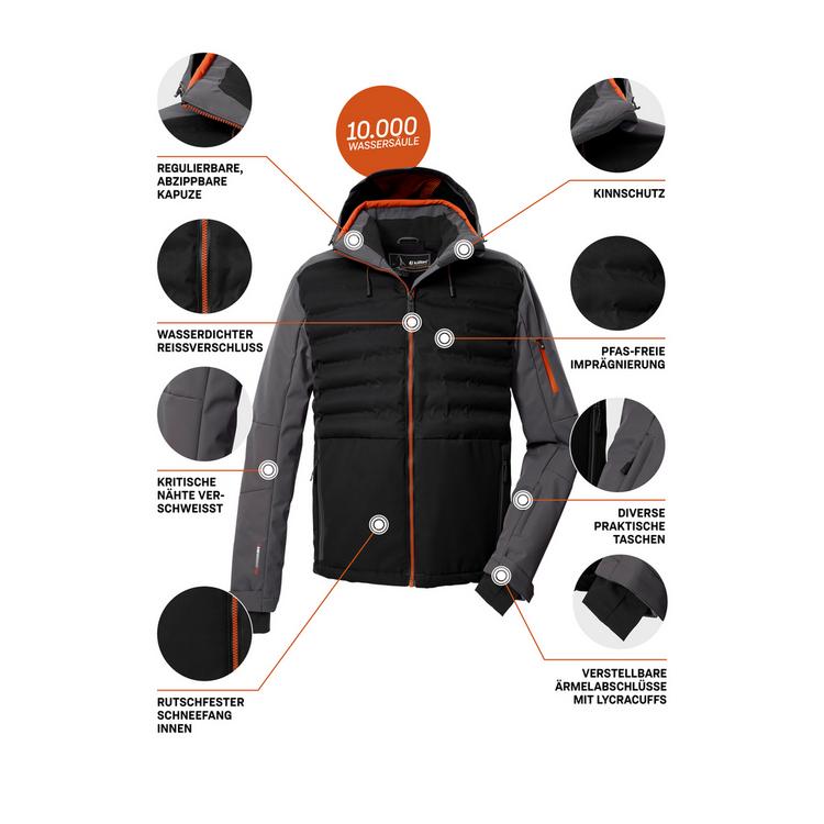 KILLTEC KILLTEC Skijacke Herren - Schwarz0110 - 3 | SportScheck