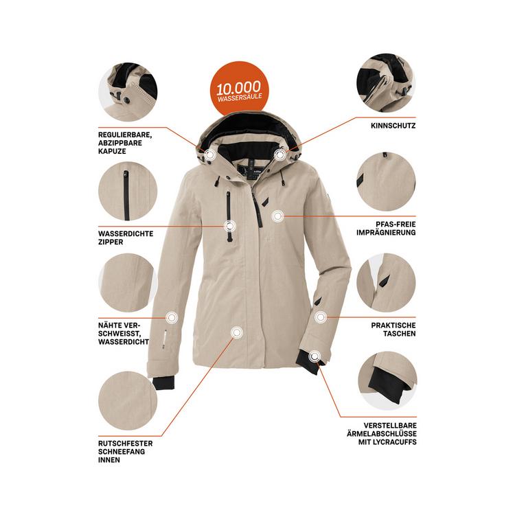 KILLTEC KILLTEC Skijacke Damen - Grau0648 - 3 | SportScheck