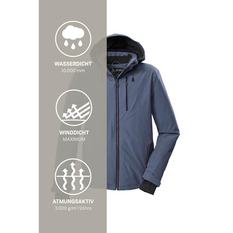 KILLTEC KILLTEC KSW 24 MN SKI JCKT Skijacke Herren - Grau0647 - 4 | SportScheck