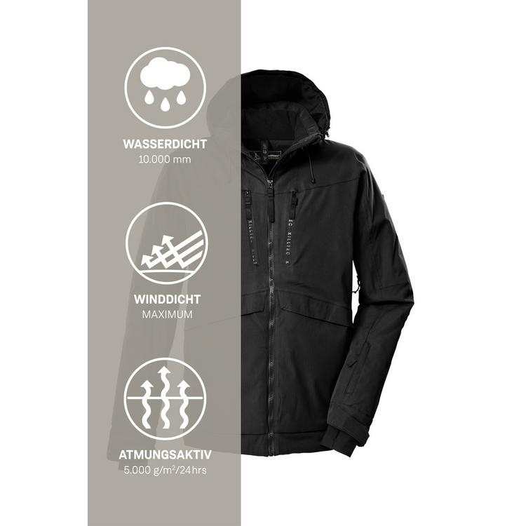 KILLTEC KILLTEC Skijacke Herren - Schwarz0110 - 5 | SportScheck