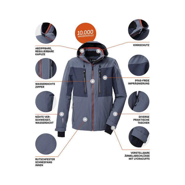 KILLTEC KILLTEC Skijacke Herren - Grau0647 - 4 | SportScheck